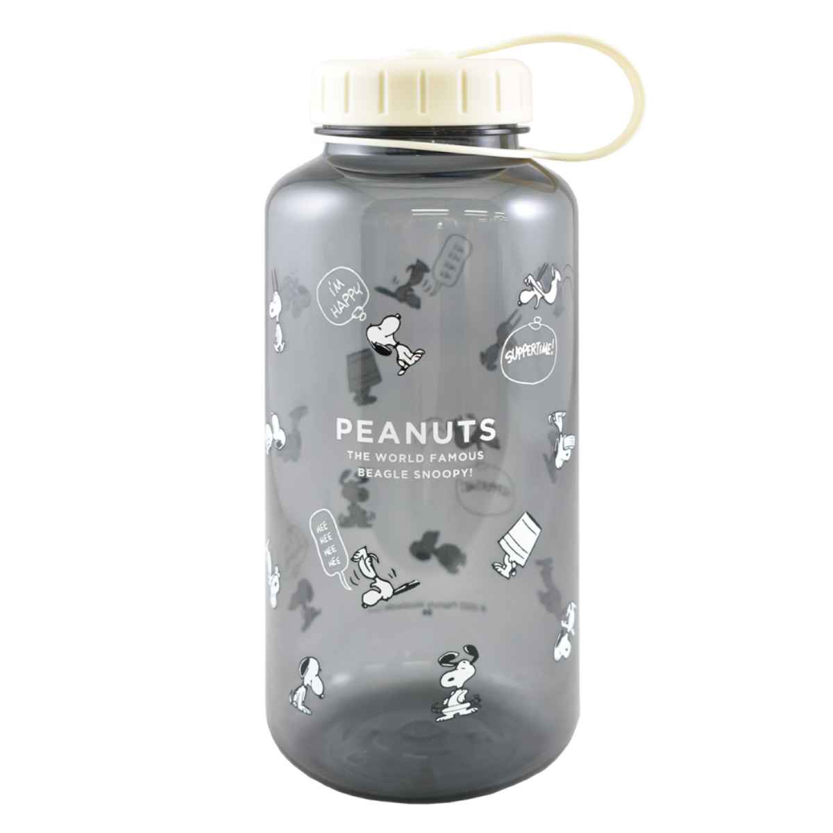 水筒 1.22L プラスチック ドリンクボトル PEANUTS スヌーピー （ SNOOPY 直飲み 大容量 プラスチックボトル クリアボトル ウォーターボトル プラボトル 透明 ）｜interior-palette｜02
