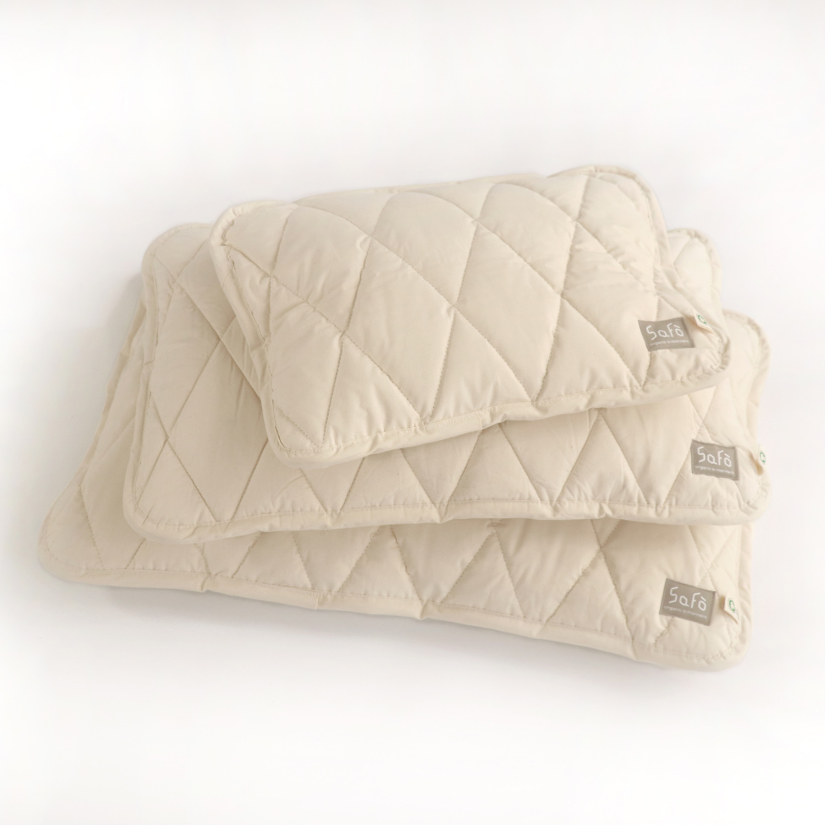 そば枕 safo オーガニック 28X39cm ウォッシャブル （ サフォ ピローケース付き 枕 まくら オーガニックコットン 100％ 日本製 ） | ブランド登録なし | 10