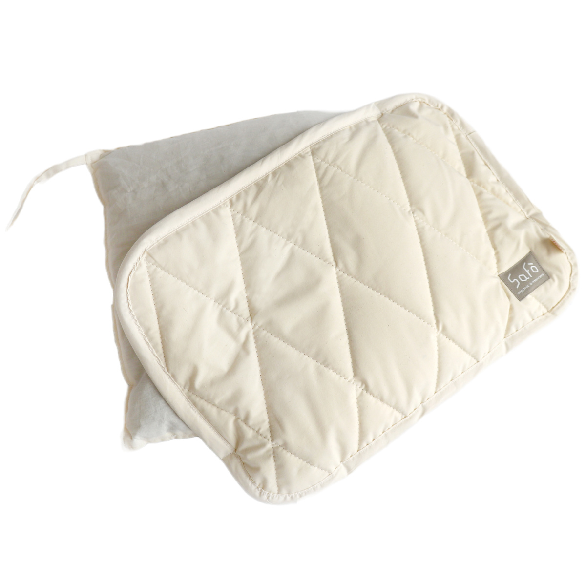 そば枕 safo オーガニック 28X39cm ウォッシャブル （ サフォ ピローケース付き 枕 まくら オーガニックコットン 100％ 日本製 ） | ブランド登録なし | 15