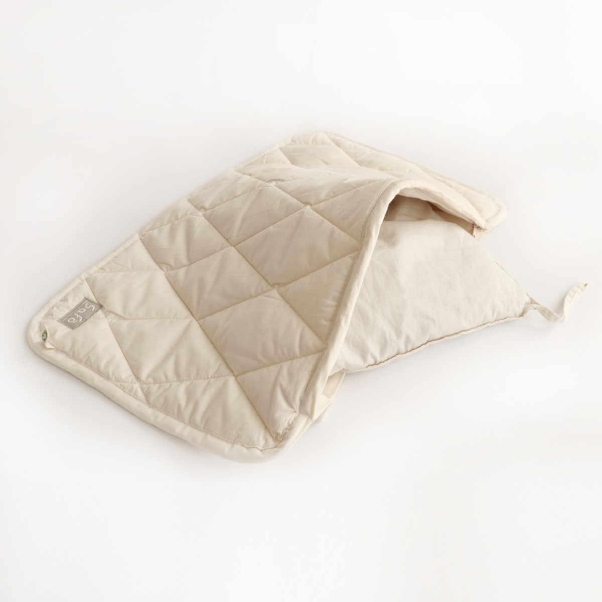 そば枕 safo オーガニック 28X39cm ウォッシャブル （ サフォ ピローケース付き 枕 まくら オーガニックコットン 100％ 日本製 ） | ブランド登録なし | 07