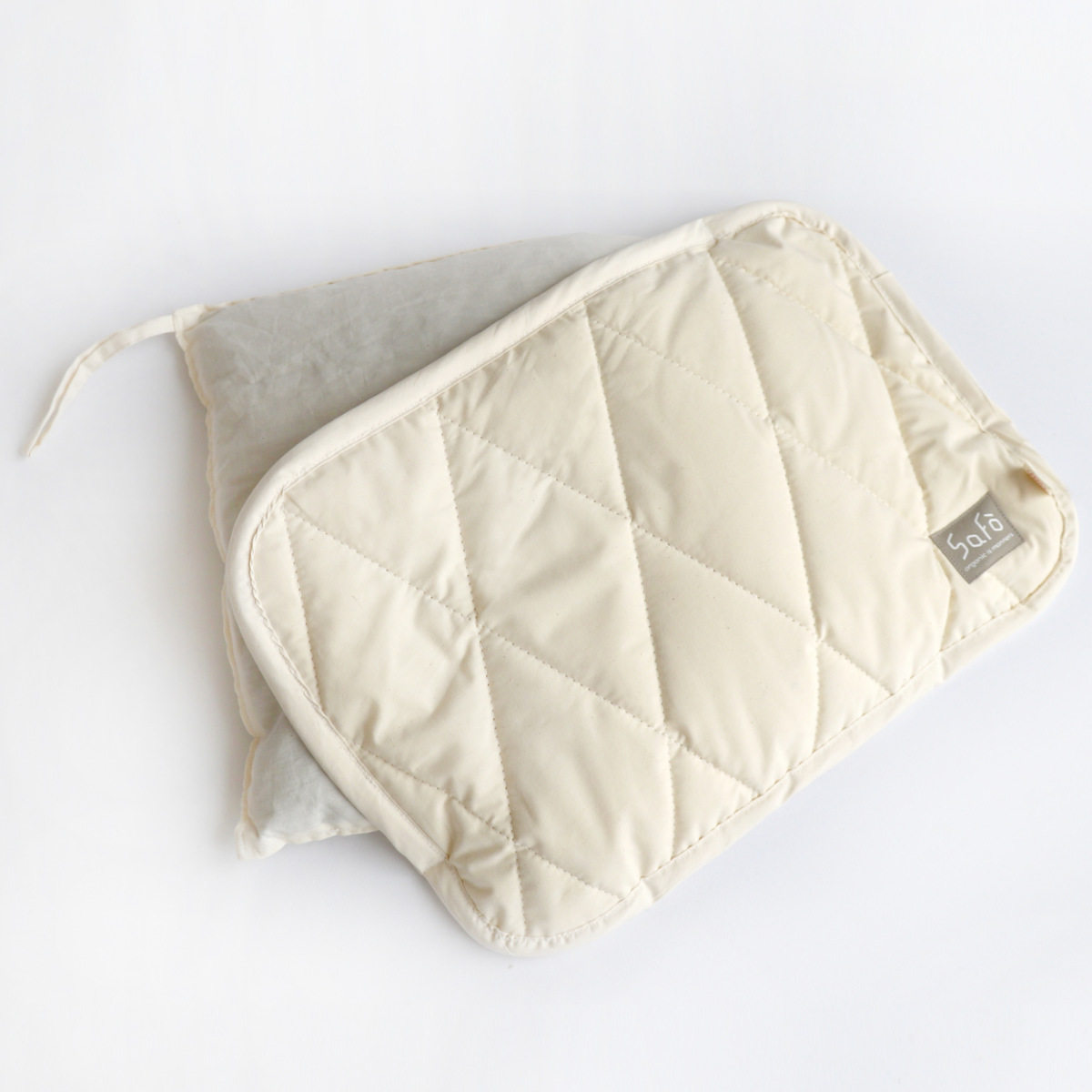 そば枕 safo オーガニック 28X39cm ウォッシャブル （ サフォ ピローケース付き 枕 まくら オーガニックコットン 100％ 日本製 ） | ブランド登録なし