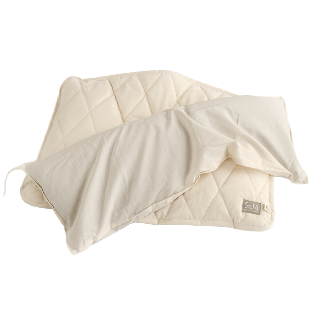 そば枕 safo オーガニック 43X63cm ウォッシャブル （ サフォ 枕 