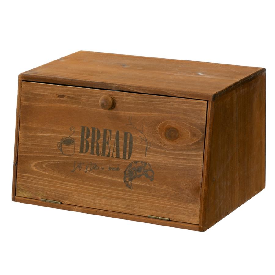 ブレッドケース スラジェ 木製 （ 天然木 パンケース ブレッドボックス パン 食パン 入れ 食パンケース ）｜interior-palette｜02