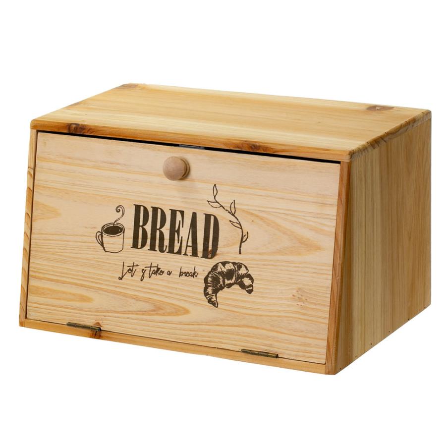 ブレッドケース スラジェ 木製 （ 天然木 パンケース ブレッドボックス パン 食パン 入れ 食パンケース ）｜interior-palette｜03