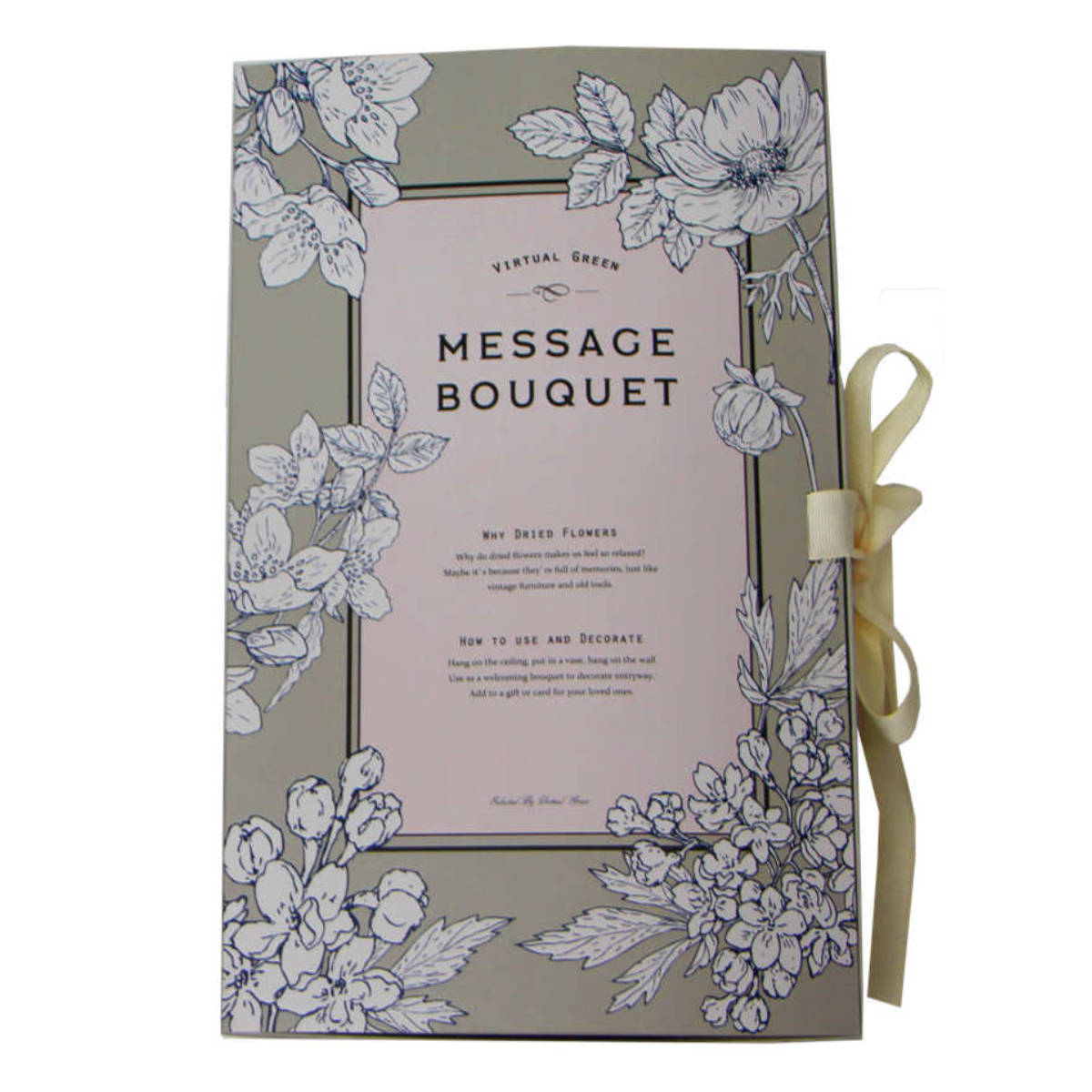 ドライフラワー メッセージブーケ L ( ブー...の詳細画像4