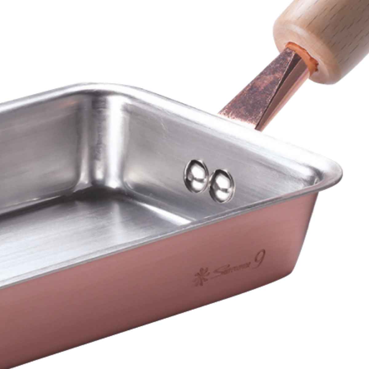 卵焼き器 9cm ガス火専用 ふわっと銅のたまごやき （ エッグパン 玉子