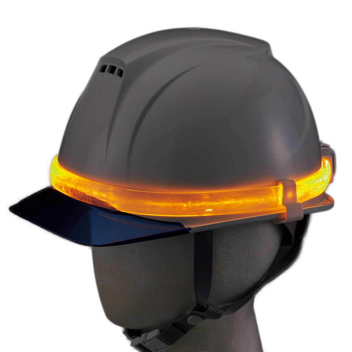 Cairns & Brother製　装飾用 消防士ヘルメットインテリア 日本緑十字社 フラッシュリング ヘルメット用 （ ヘルメット 点滅