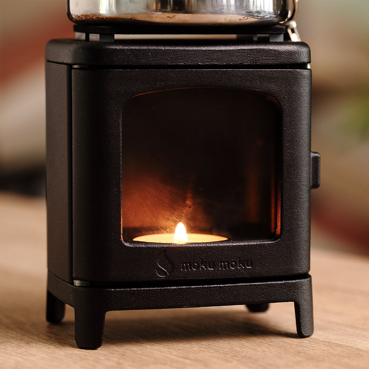 カメヤマキャンドル ちいさなまきストーブセット （ ミニ 薪ストーブ