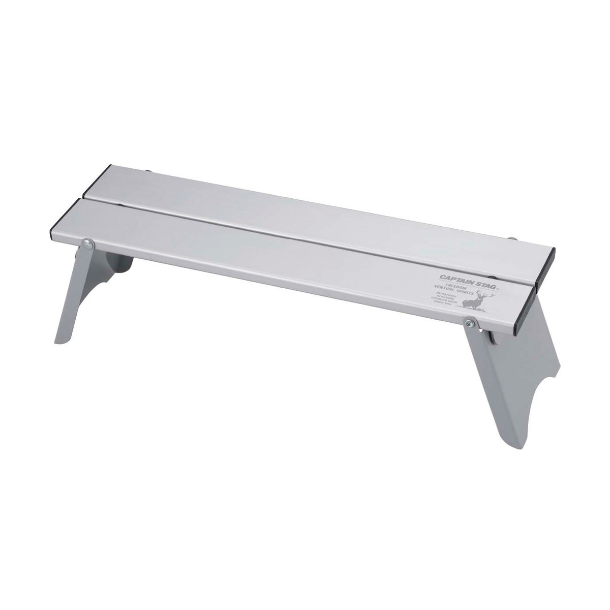 �A�E�g�h�A�e�[�u�� 11.5×42cm �A���~�\���e�[�u�� �A���@�\�t �L���v�e���X�^�b�O �i CAPTAIN STAG �܂肽���݃^�C�v �|�[�^�u���A���~�e�[�u�� �܂肽���� �j