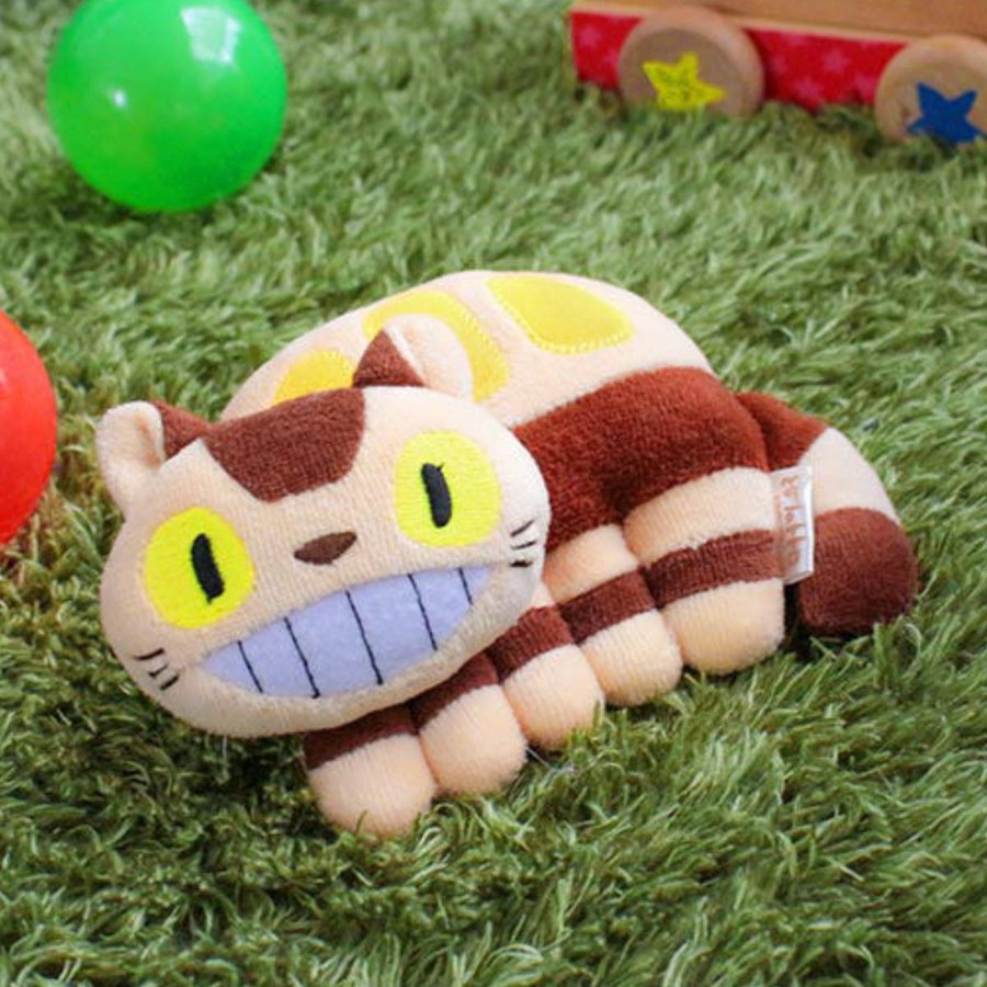 ぬいぐるみ 笛入り となりのトトロ ネコバス おもちゃ 玩具 赤ちゃん キャラクター （ トトロ 音が鳴る にぎにぎ ベビー ファーストトイ ベビー用品 ）