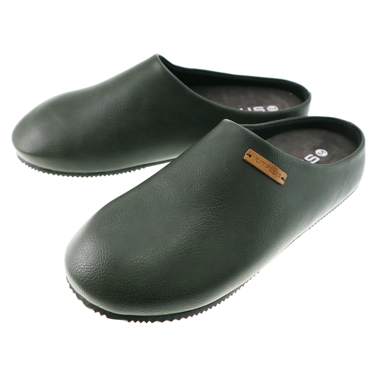 サンダル フェイクレザーサボサンダル 26.0〜26.5cm （ スリッパ