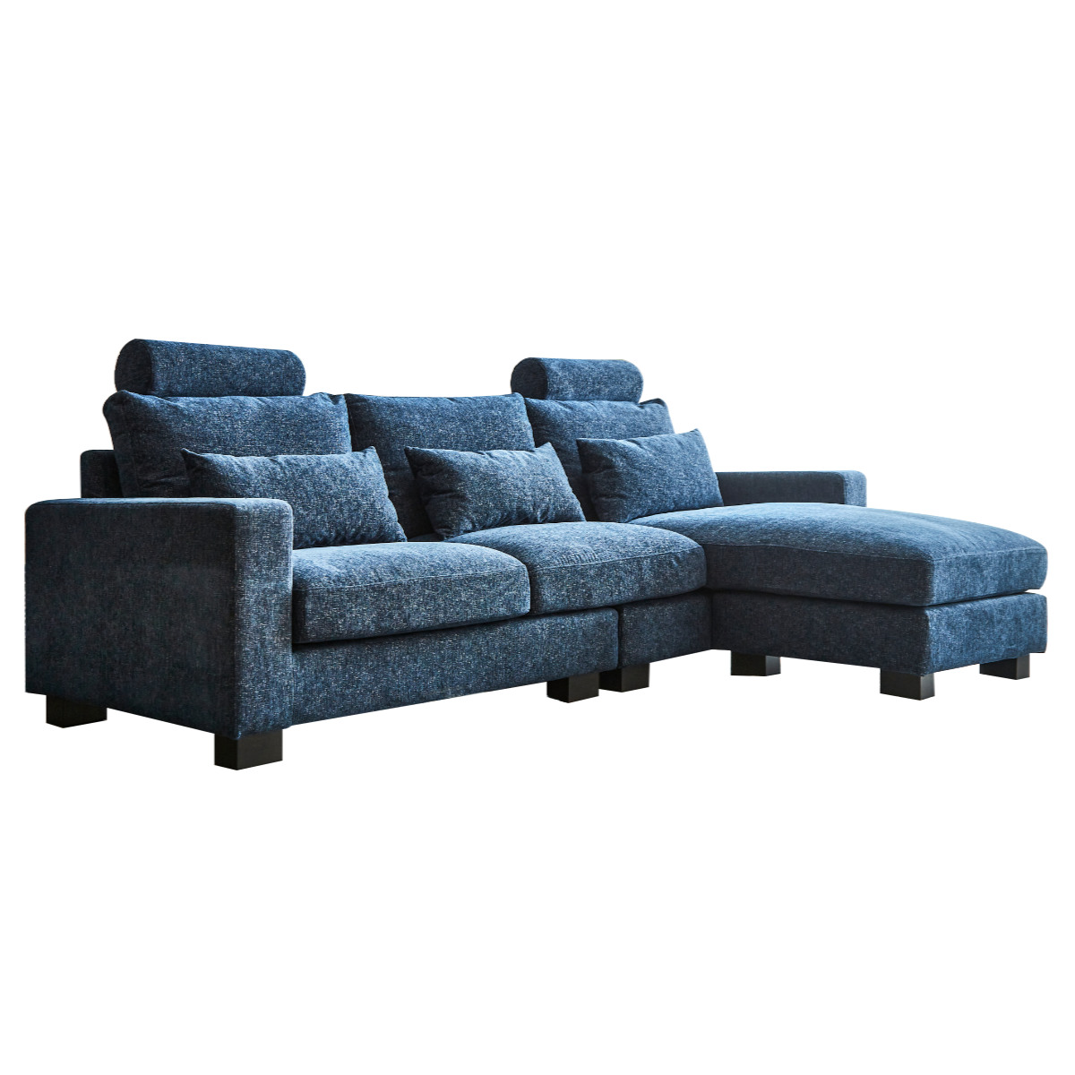 カウチソファ 三人掛け 幅250cm L字 エリザベス2 （ 開梱設置 コーナー