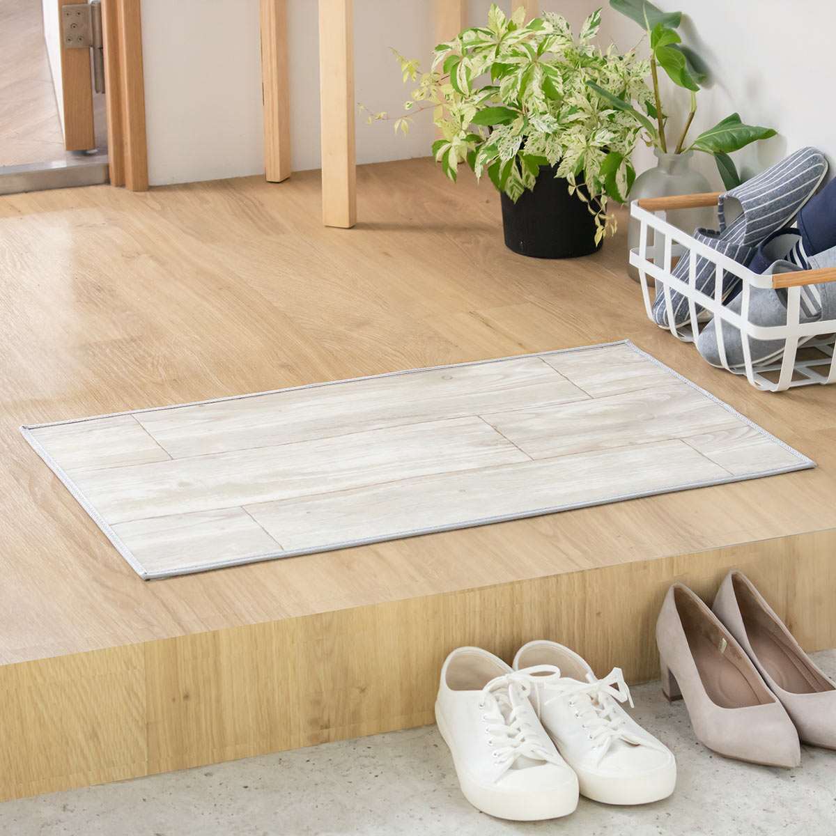 玄関マット 室内用 45×75cm オールドパ...の詳細画像3