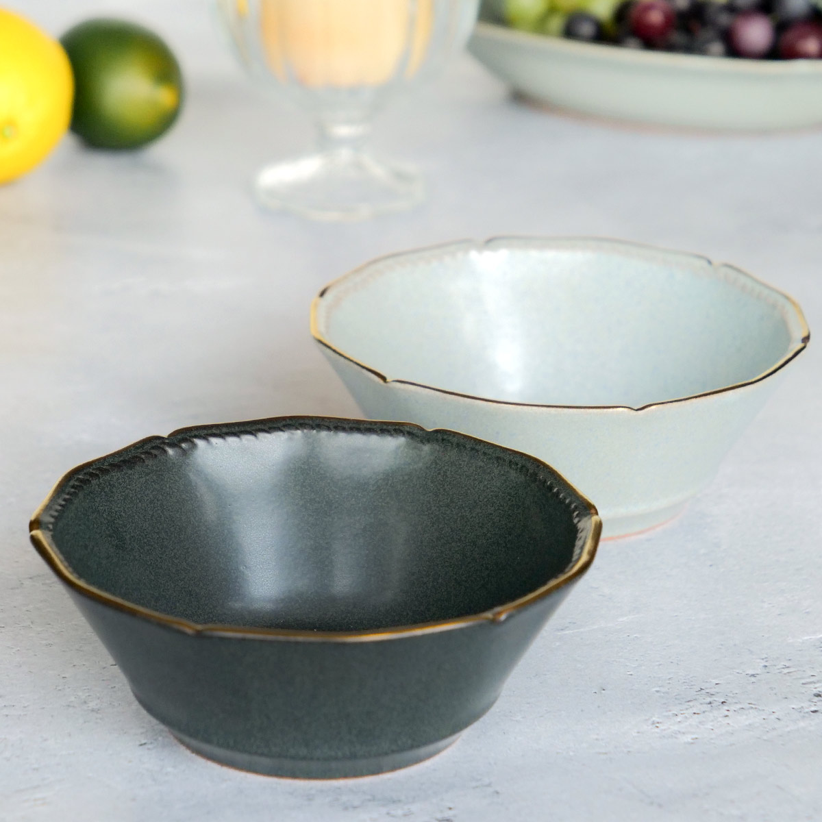 aito製作所 ボウル 15cm ステッチ 陶器 美濃焼 （ 食洗機対応 サラダ