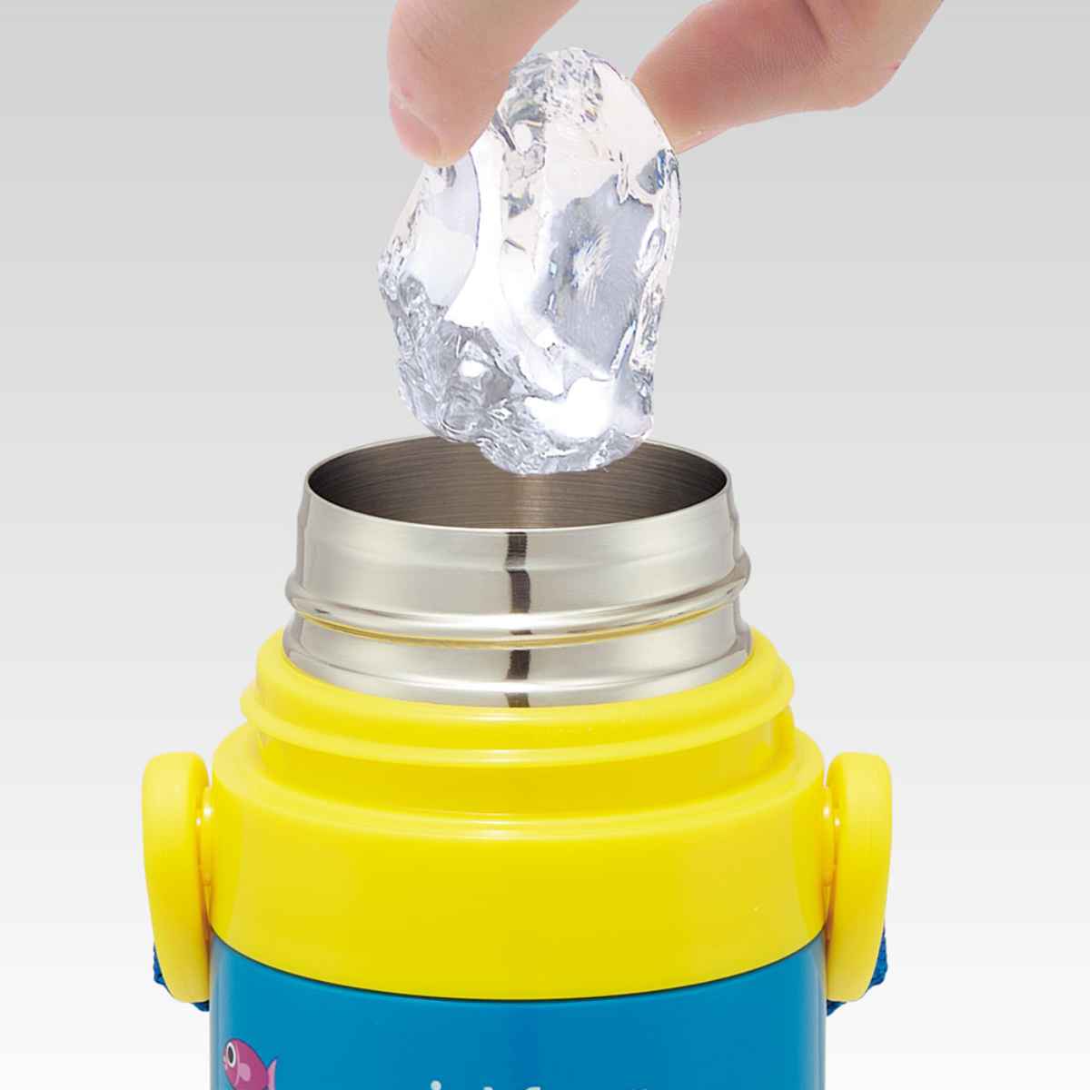 スケーター 水筒 キッズ 470ml ステンレス 直飲み ワンタッチ ベイビー