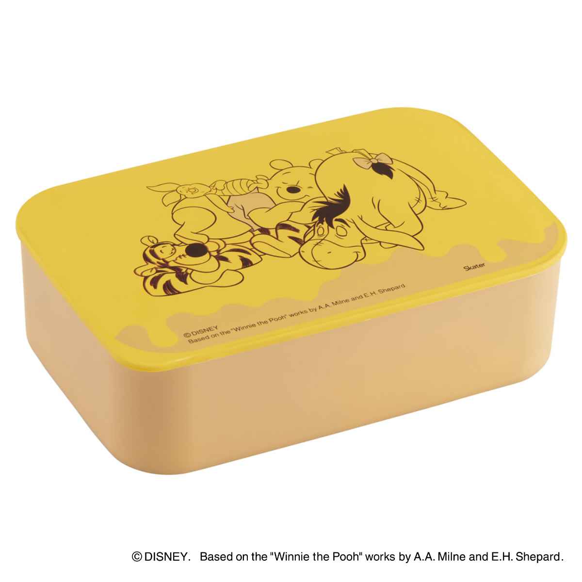 スケーター 弁当箱 1段 500ml 塗り くまのプーさん （ プーさん お弁当