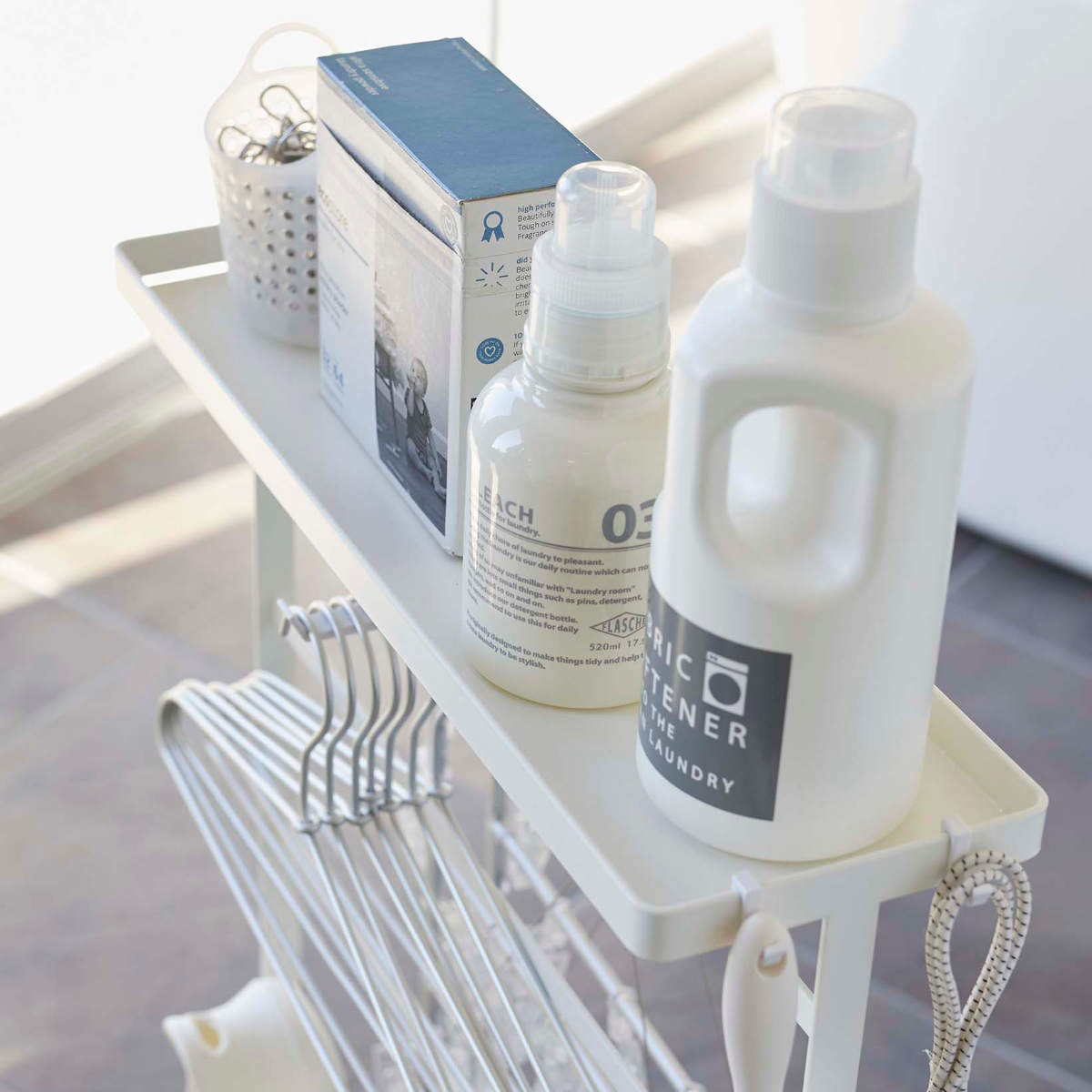 特典付き 山崎実業 tower 洗濯用品収納ワゴン タワー （ 4903208056557