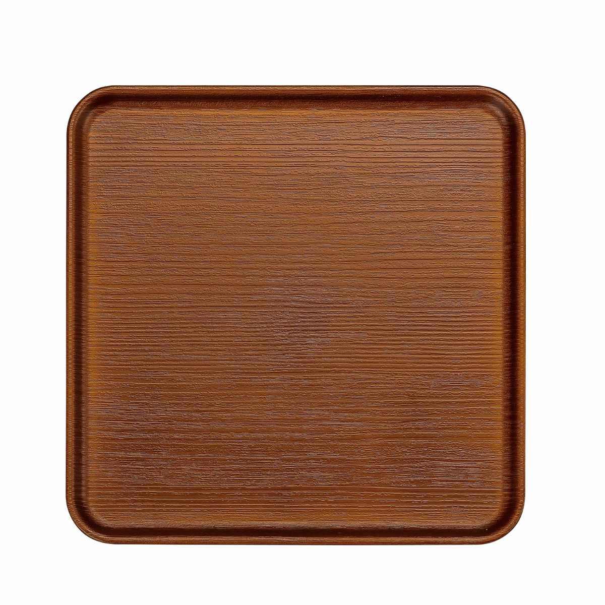トレー 24cm 正角 Nhhome 木目調 プラスチック （ トレイ カフェトレー