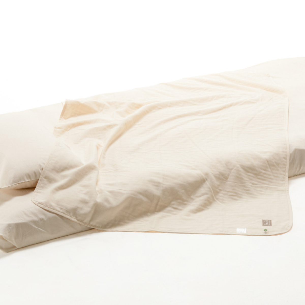 敷きシーツ シングル safo オーガニック 150×270cm 綿100％ （ サフォ シーツ 布団シーツ ベッドシーツ 敷布団用 布団カバー ベットカバー 1枚布 日本製 ）