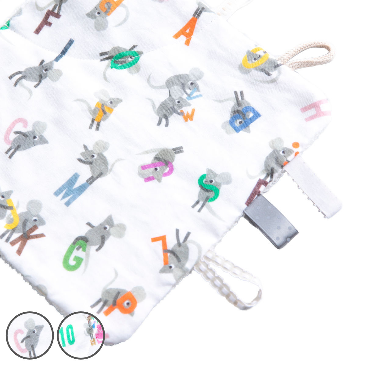 ハンカチ レオ・レオニ にぎにぎハンカチ 綿100% 日本製 （ ミニタオル おもちゃ タオル ガーゼハンカチ オーガニック 綿 コットン 洗濯可能 ）