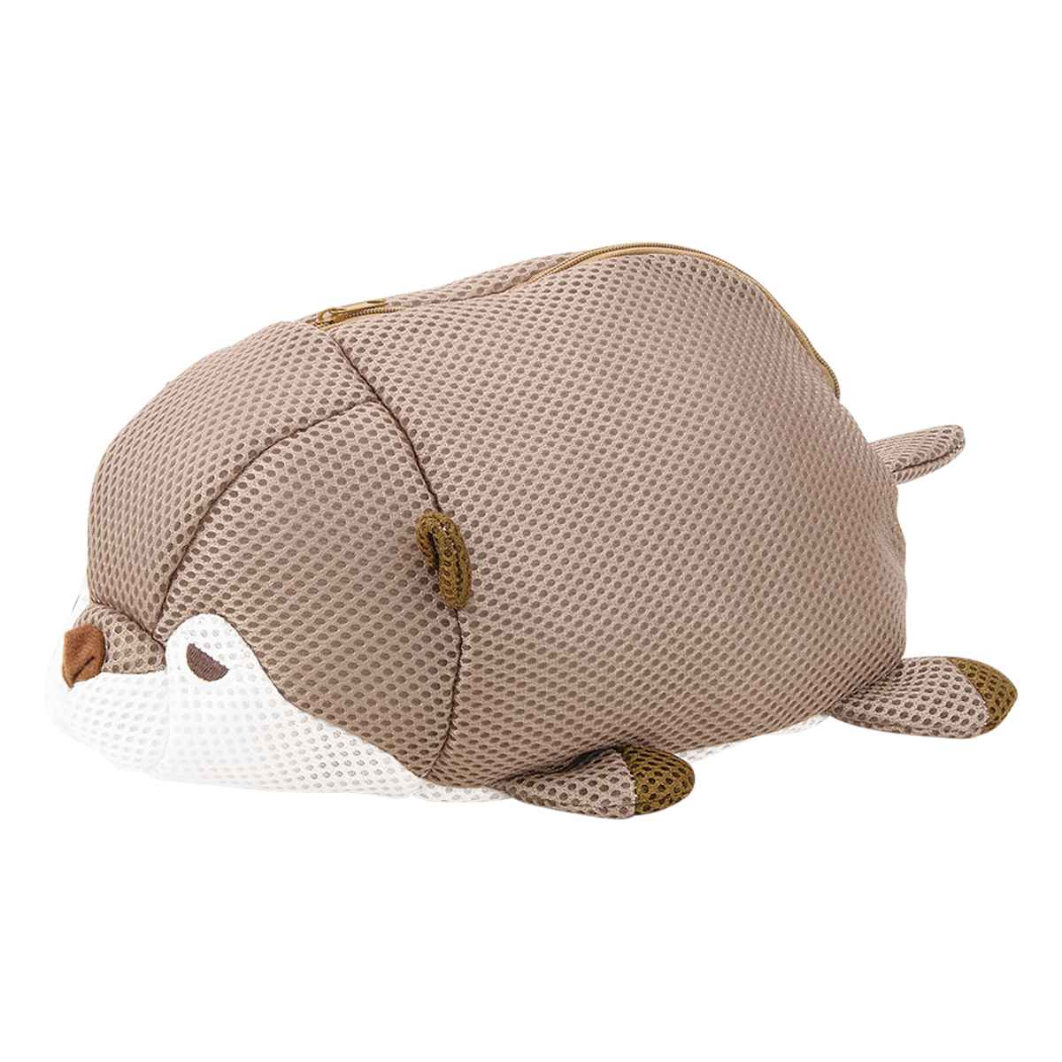 洗濯ネット Mサイズ カワウソ くるり （ ランドリーバッグ ランドリーネット 洗濯物 小物用 ）