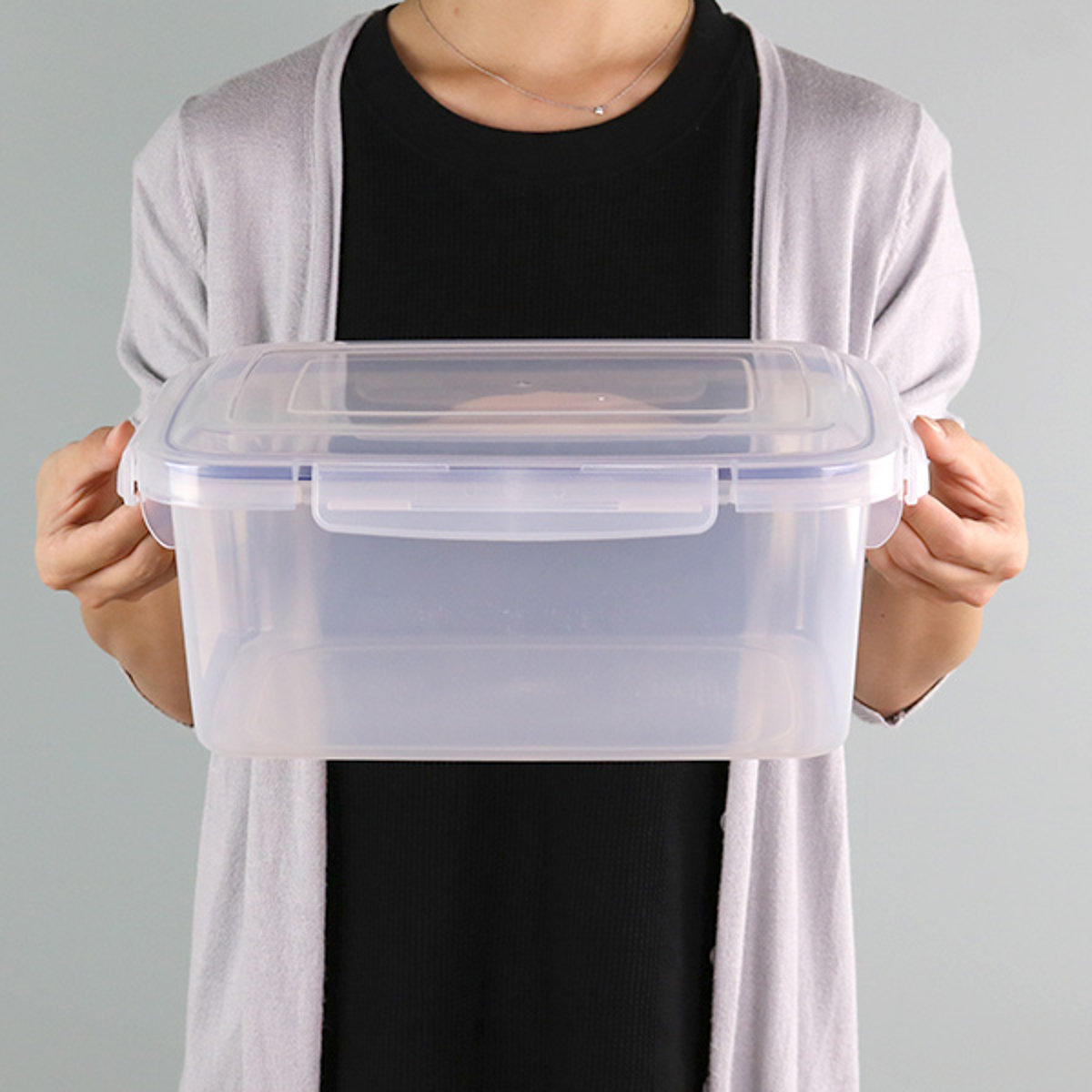 保存容器 6L SLジャンボケース 抗菌 （ 密閉 4面ロック プラスチック