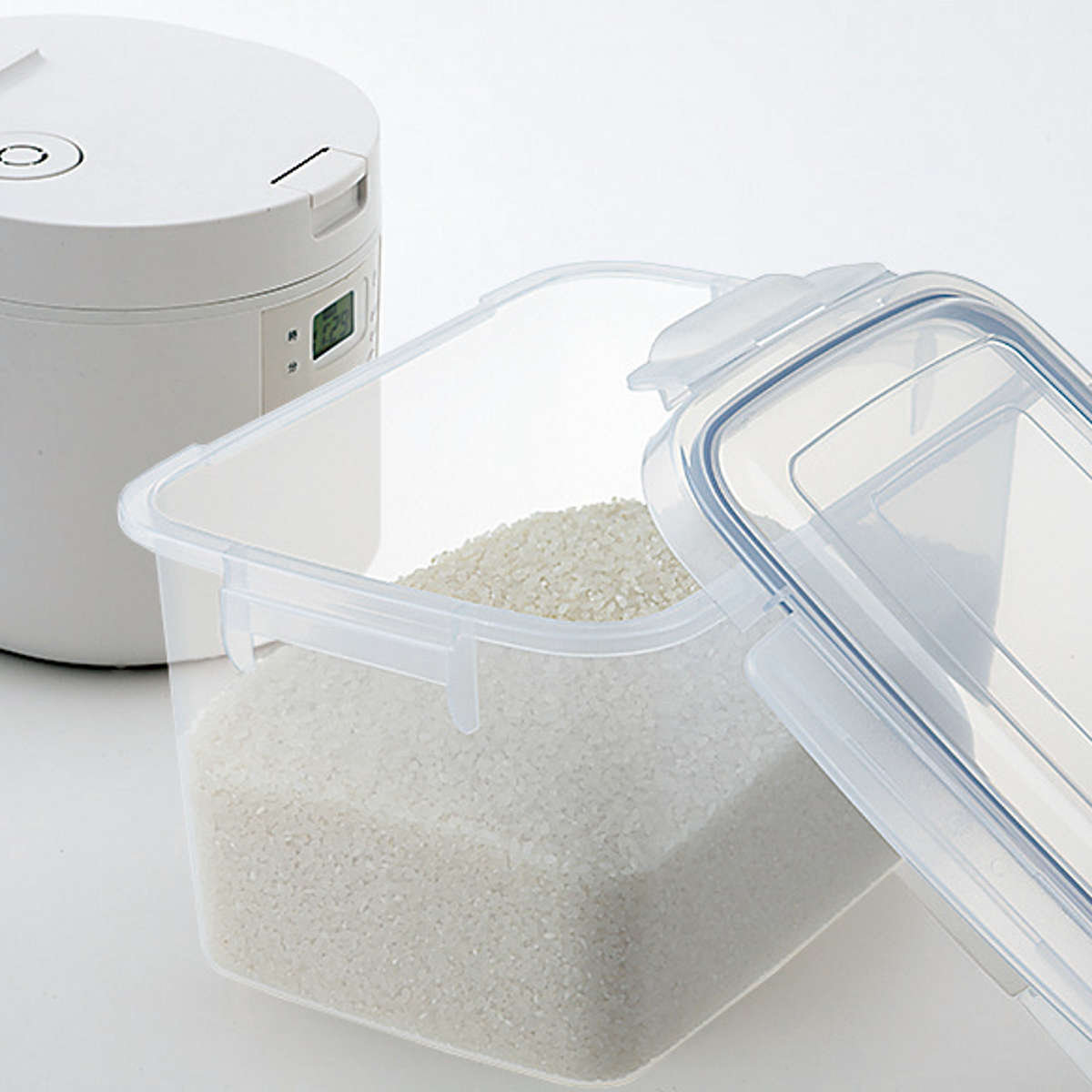 保存容器 8L SLジャンボケース 抗菌 （ 密閉 4面ロック プラスチック