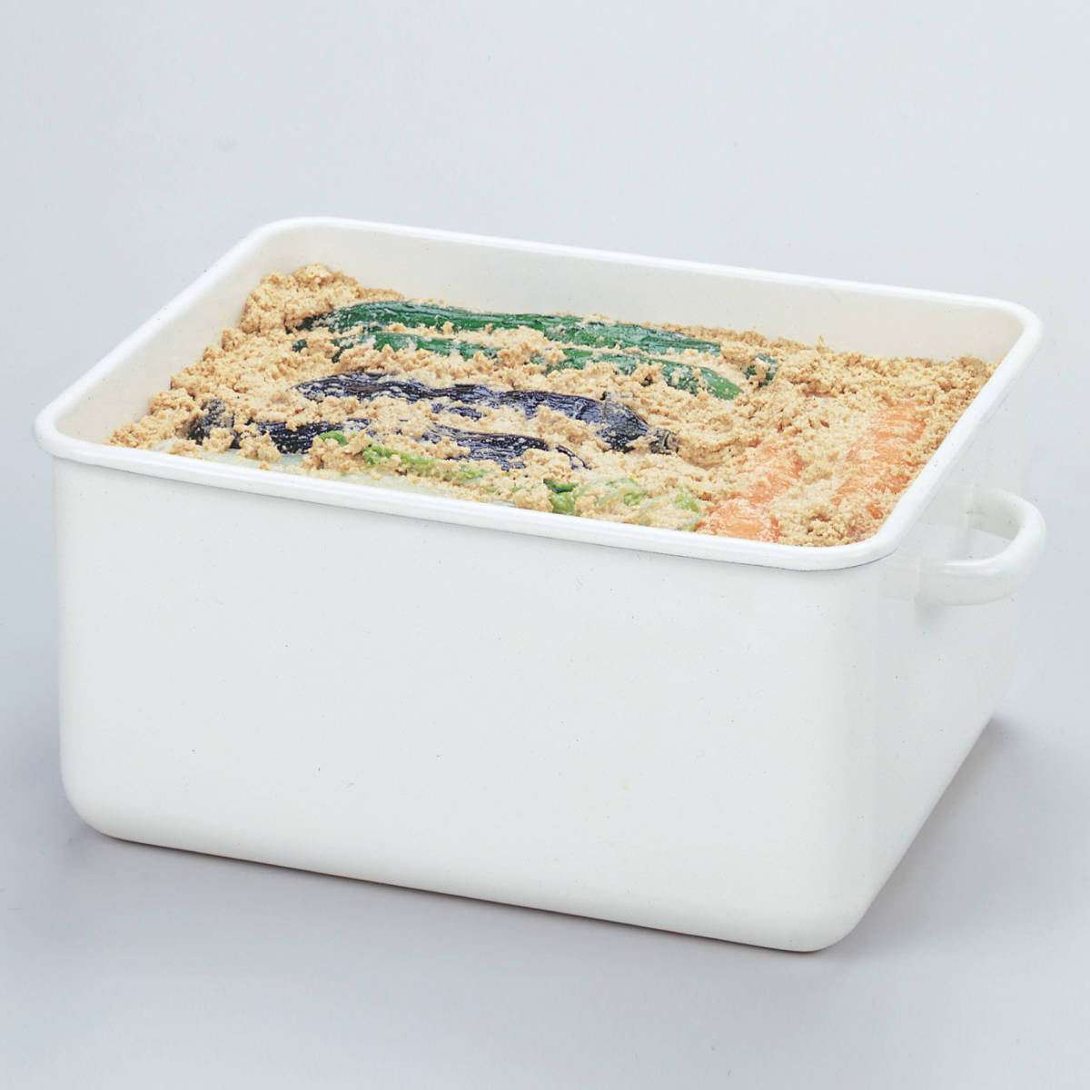 高木金属工業 保存容器 7L ホーローストックポット 角型 L （ ホーロー