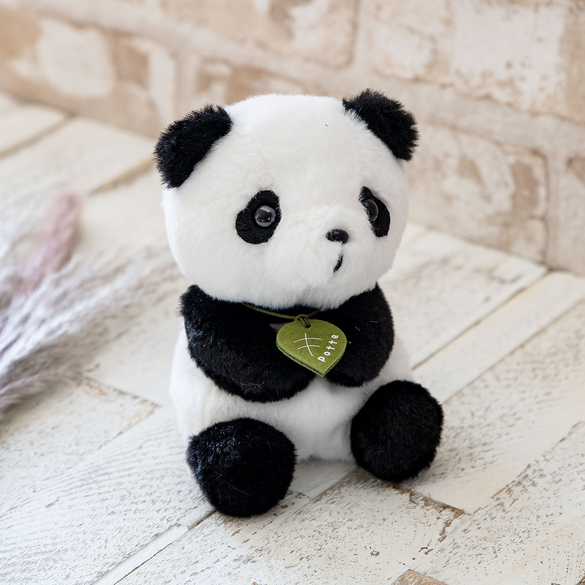 ぬいぐるみ potte パンダ （ ヌイグルミ ぱんだ 動物 雑貨 インテリア アニマル グッズ ベビー 赤ちゃん プレゼント ギフト かわいい ）