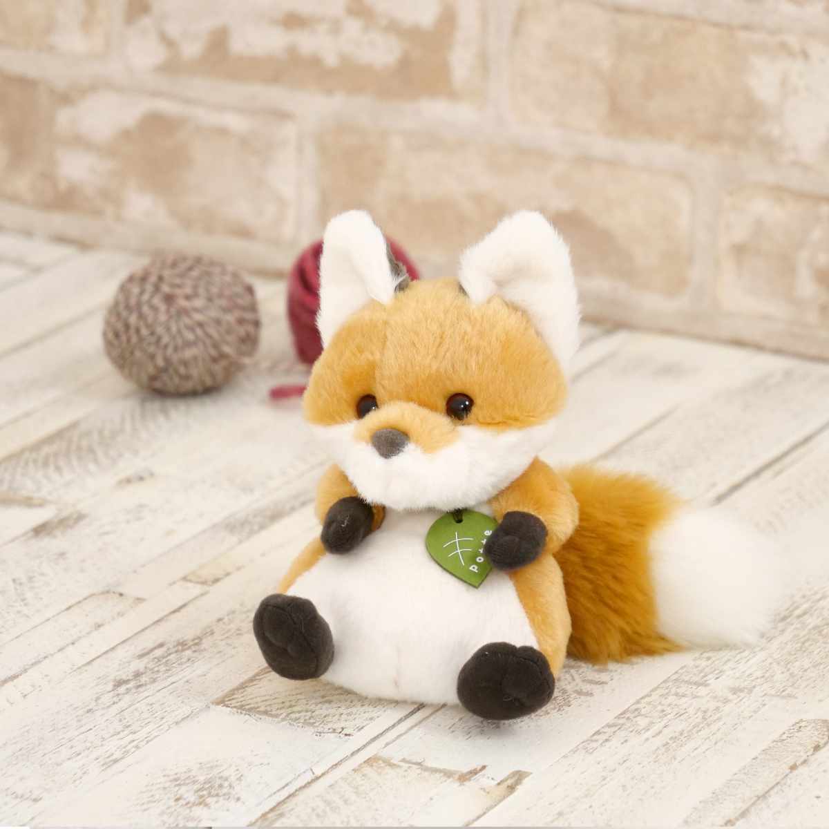 ぬいぐるみ potte キツネ （ ヌイグルミ きつね 動物 雑貨 インテリア アニマル グッズ ベビー 赤ちゃん プレゼント ギフト かわいい ）