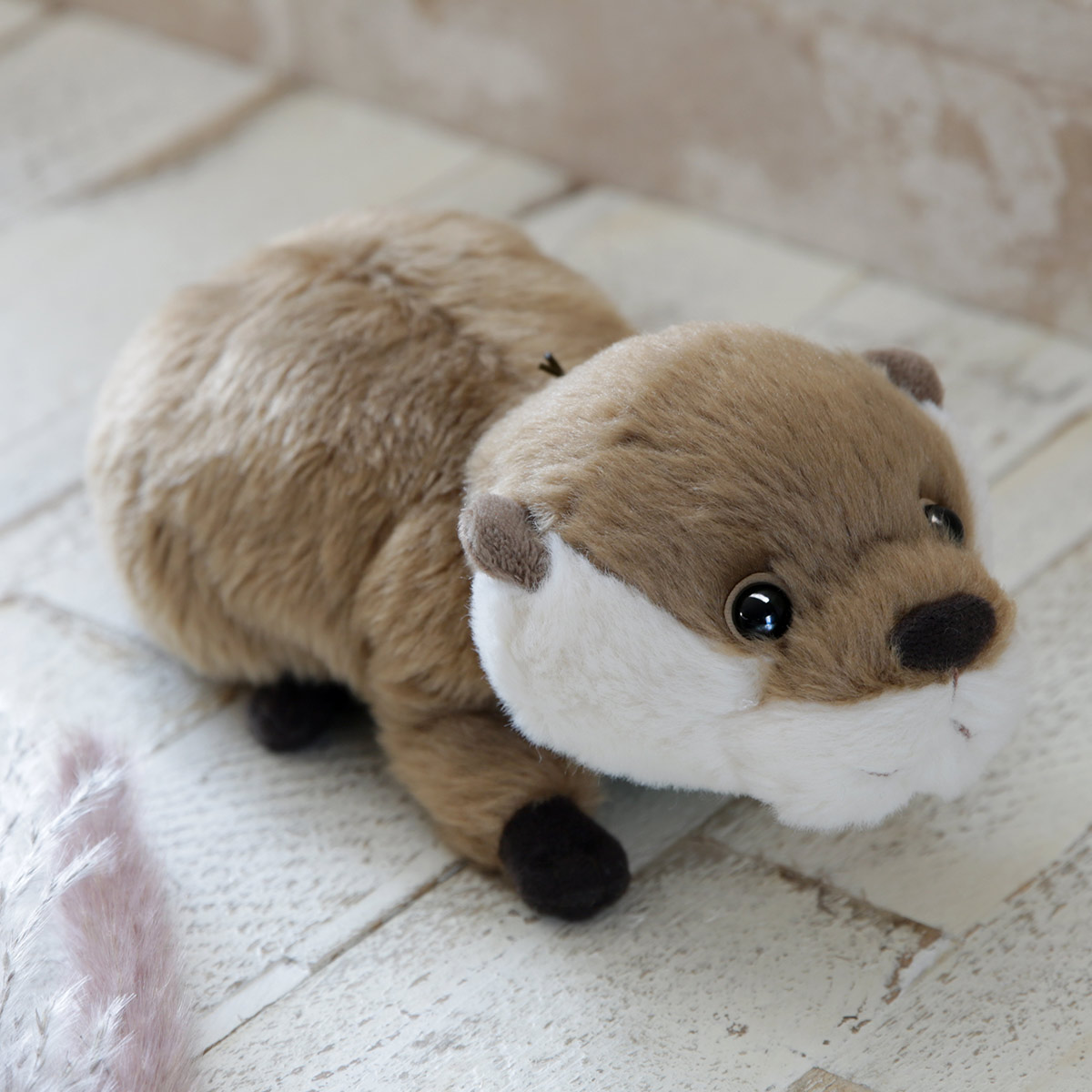 ぬいぐるみ potte カワウソ （ ヌイグルミ かわうそ 動物 雑貨 インテリア アニマル グッズ ベビー 赤ちゃん プレゼント ギフト かわいい ）
