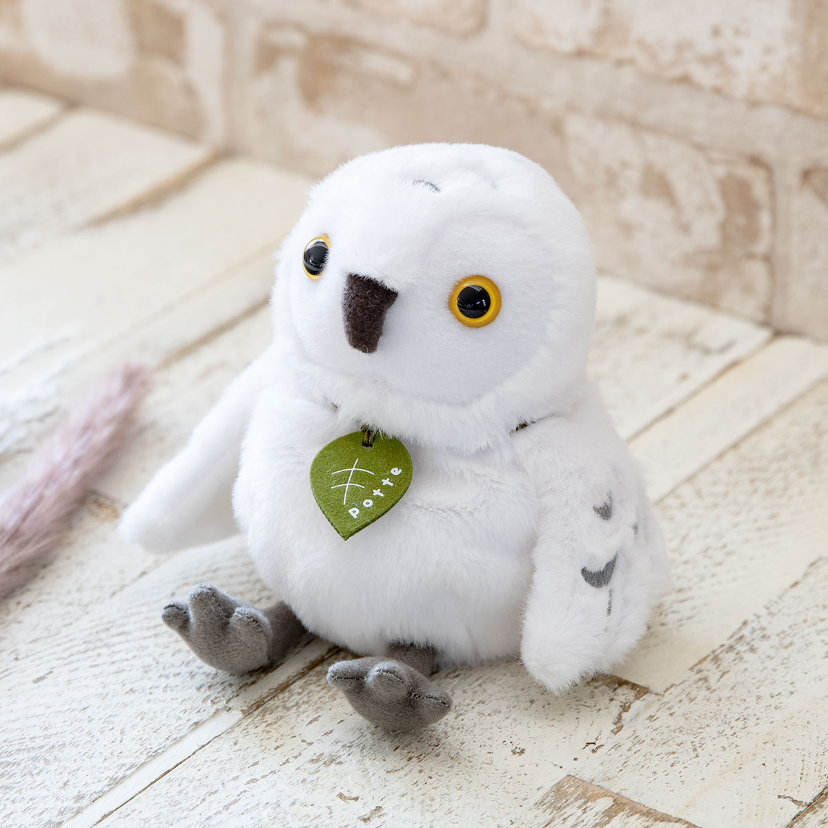 ぬいぐるみ potte シロフクロウ （ ヌイグルミ ふくろう 動物 雑貨 インテリア アニマル グッズ ベビー 赤ちゃん プレゼント ギフト かわいい ）
