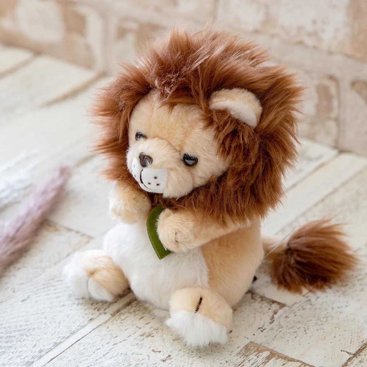 ぬいぐるみ potte オスライオン ( ヌイグルミ ライオン オス 動物 雑貨 インテリア アニマル グッズ ベビー 赤ちゃん プレゼント ギフト かわいい )