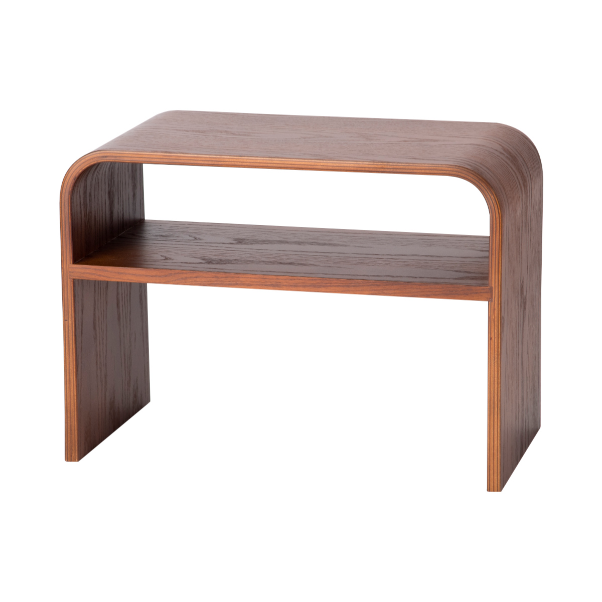 サイドテーブル 3WAY 木製 ラック コの字 幅55cm （ 組立不要 椅子