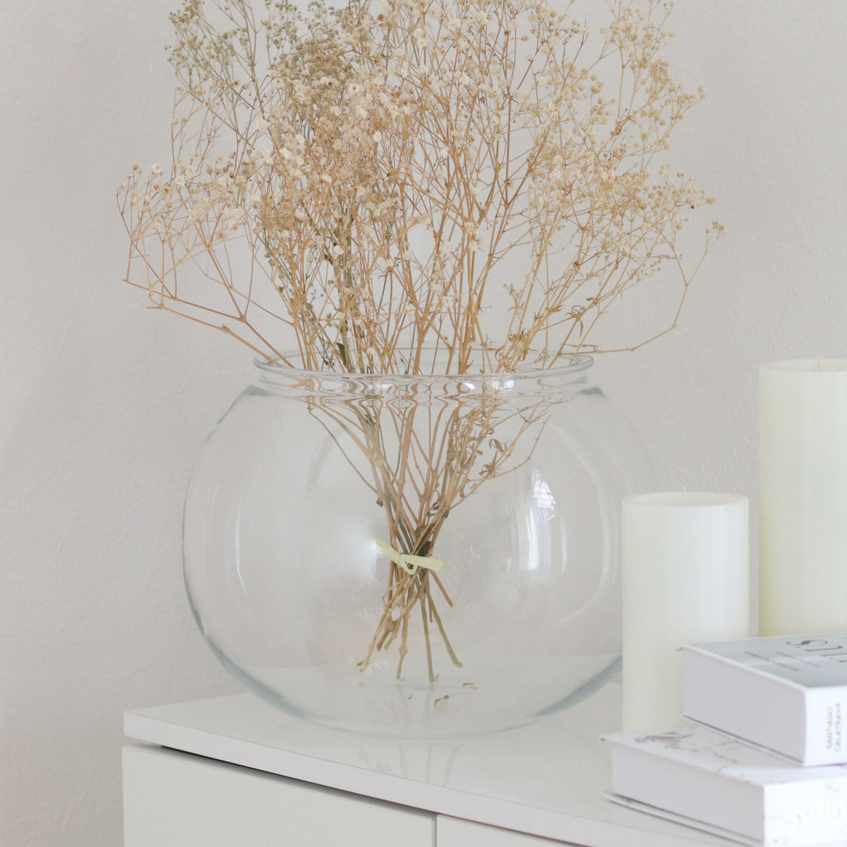 花瓶 割れないガラス PV球形 直径30×高さ22.5cm （ 花びん 花器