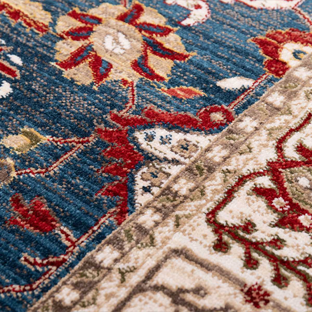 HAGiHARA（萩原） ラグ トルコ製 折り畳めるウィルトンラグ RAKKAS