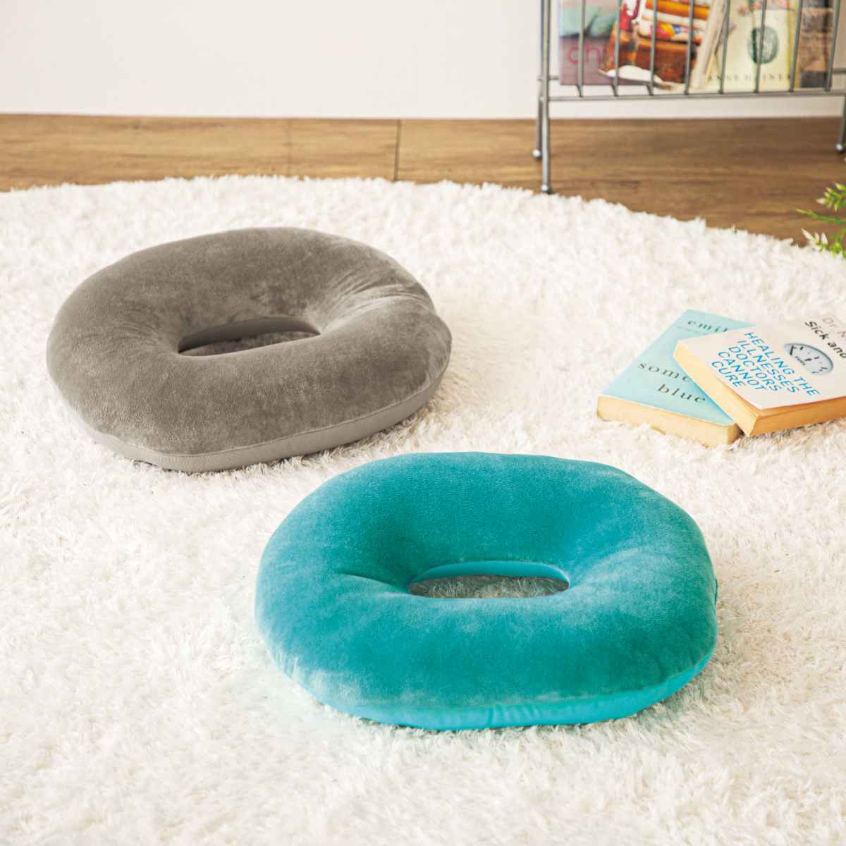 円座クッション 骨盤円座クッション 38×32cm （ クッション ドーナツ