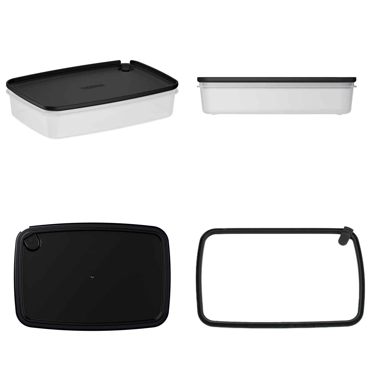 THERMOS（サーモス） 保存容器 1500ml Myフードコンテナー 角型