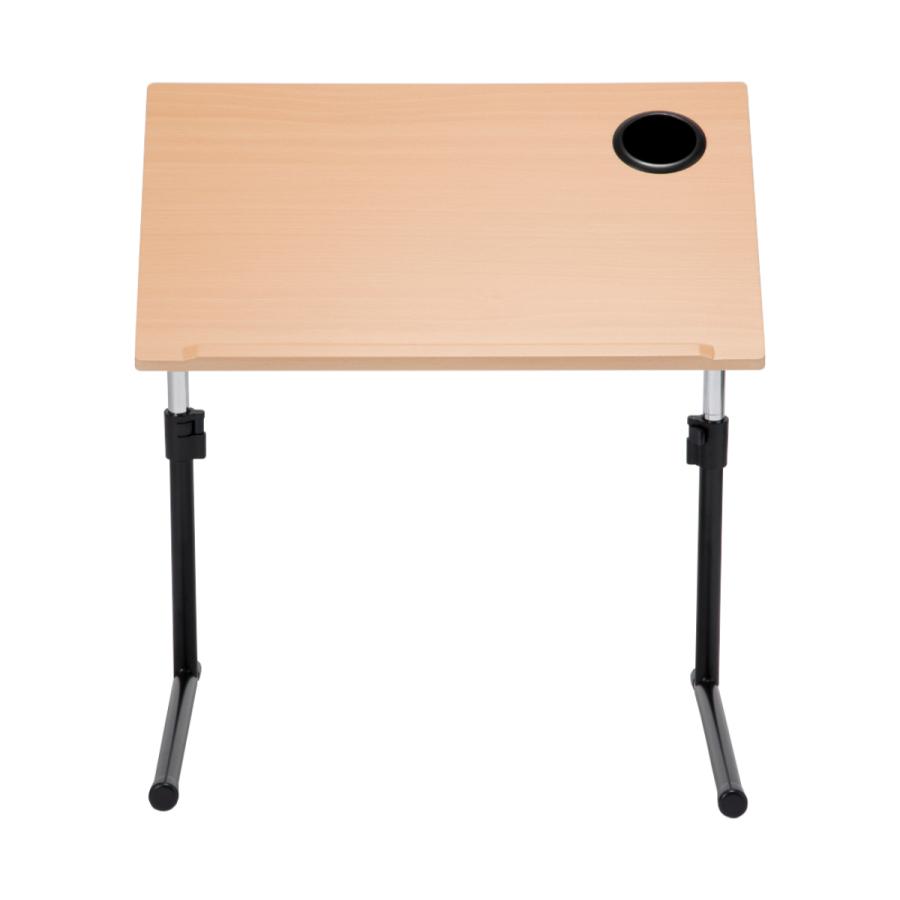 サイドテーブル 幅60cm 角度調節 高さ調節 完成品 （ 折りたたみ 昇降式 テーブル ソファサイド サブ 簡易 パソコン デスク 机 ）｜interior-palette｜02