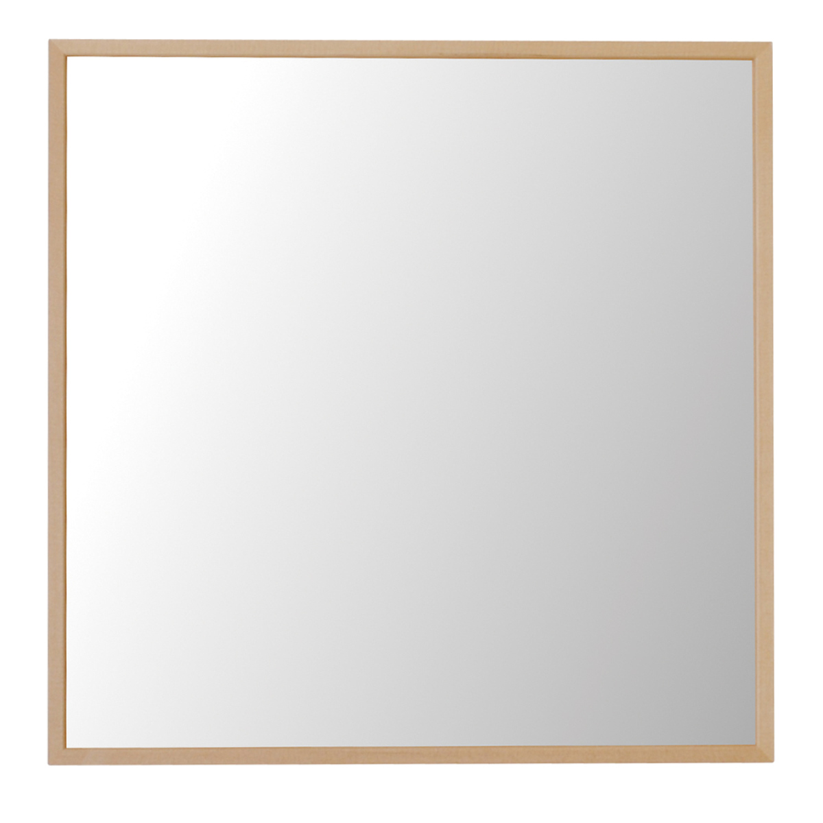 ウォールミラー 42×42cm 細枠 正方形 （ 鏡 壁掛け ミラー かがみ 四角 フラット 木製フレーム 木枠 ）｜interior-palette｜03