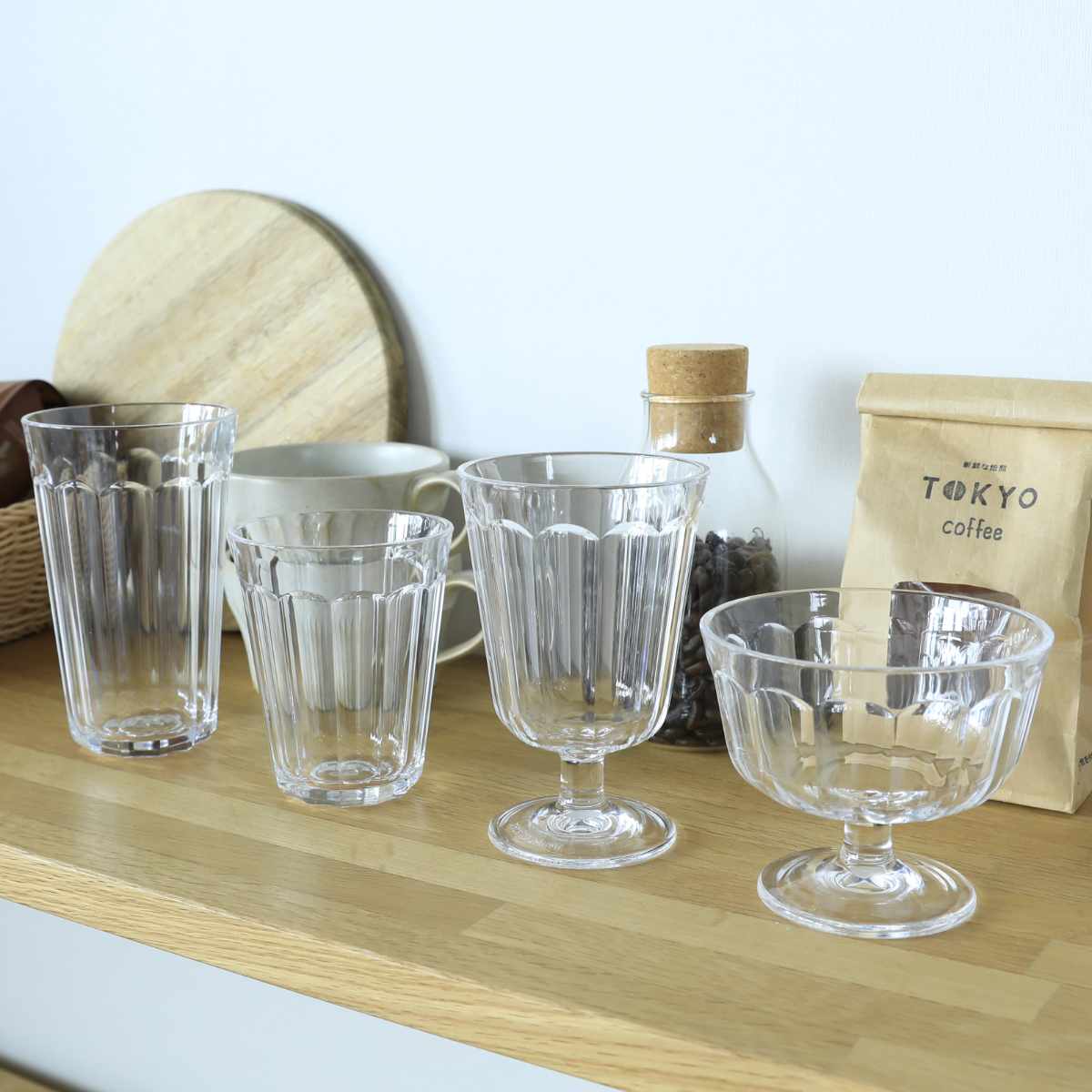 昭和レトロ デザートカップ ２個セット CB JAPAN（シービージャパン） デザートカップ 280ml レトログラス
