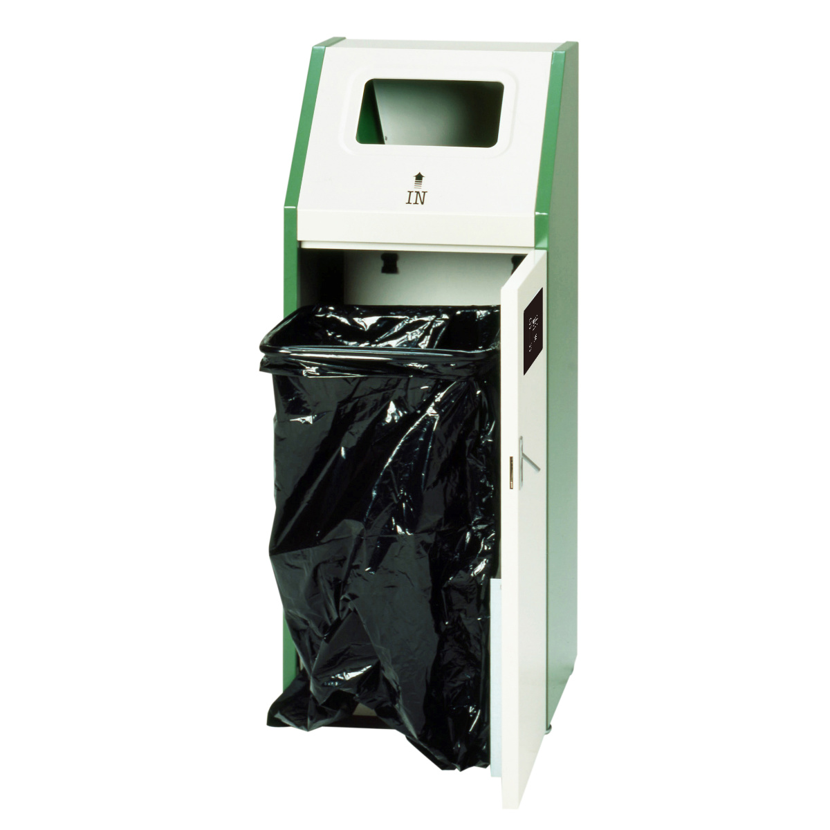 屋内用ゴミ箱 45L 角穴蓋 業務用ダストボックス Bunbetuダストハウス#45 （ 法人限定 屋内用 ゴミ箱 45リットル 分別ゴミ箱 分別 ダストボックス 業務用 ）_9