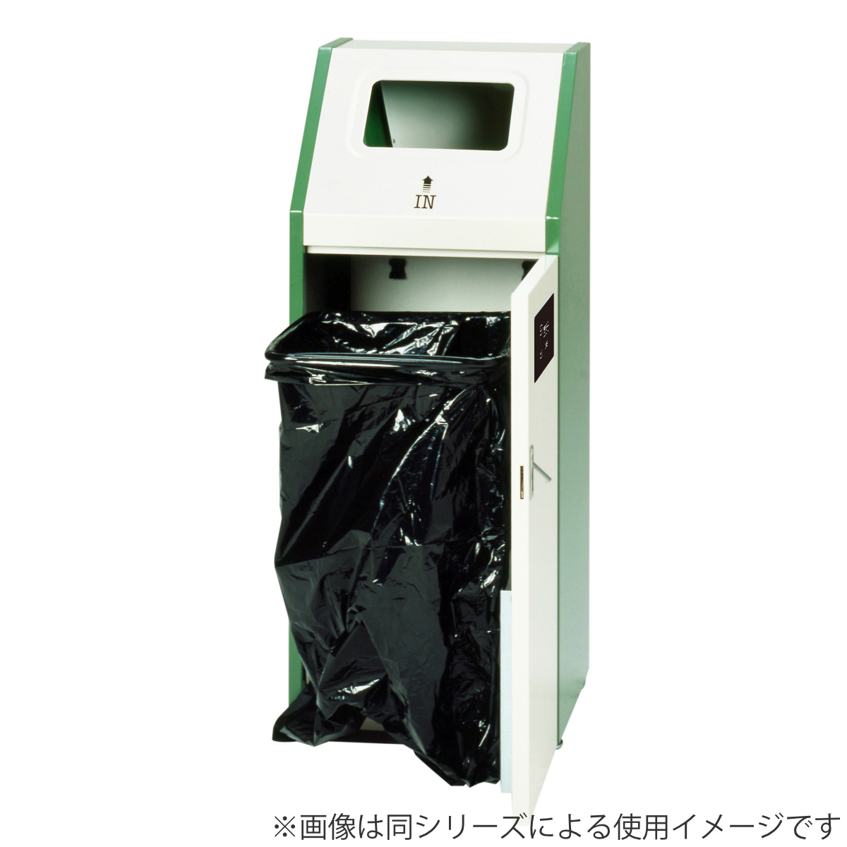 屋内用ゴミ箱 45L 丸穴蓋 業務用ダストボックス Bunbetuダストハウス#45 （ 法人限定 屋内用 ゴミ箱 45リットル 分別ゴミ箱 分別 ダストボックス 業務用 ）_9