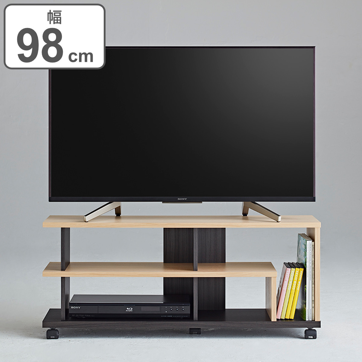 朝日木材加工 テレビ台 ローボード オープンスタイル 32V型対応 幅74cm