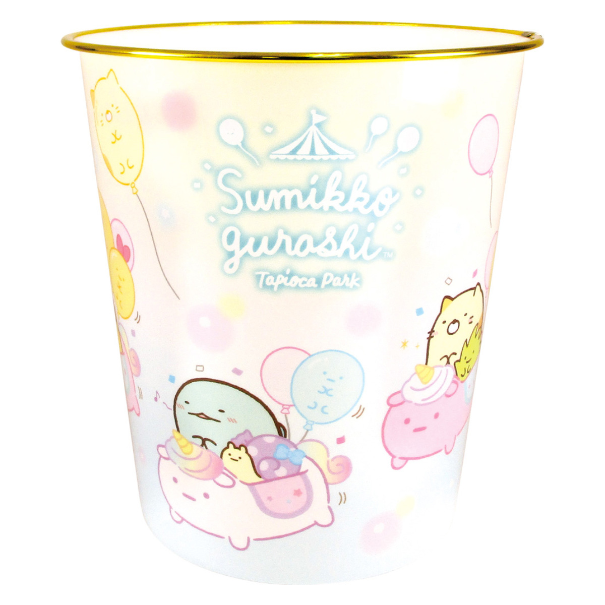 ゴミ箱 すみっコぐらし たぴおかパーク 高さ23.5cm
