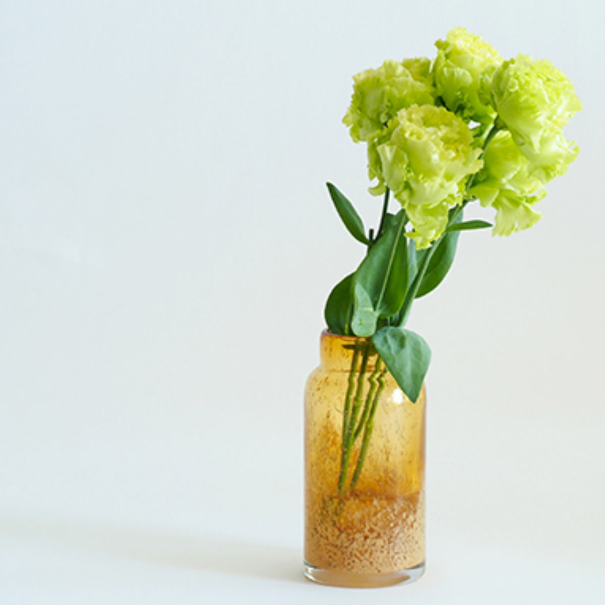 花瓶 DGボトルベース 直径7.5×高さ15.5cm サンシャイン ガラス