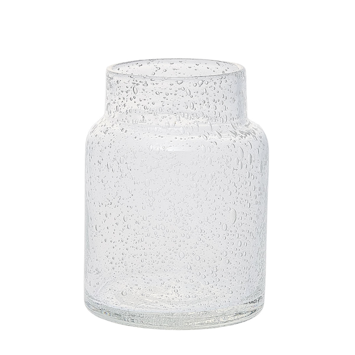 花瓶 DGボトルベース 直径13×高さ17.5cm クリアー ガラス