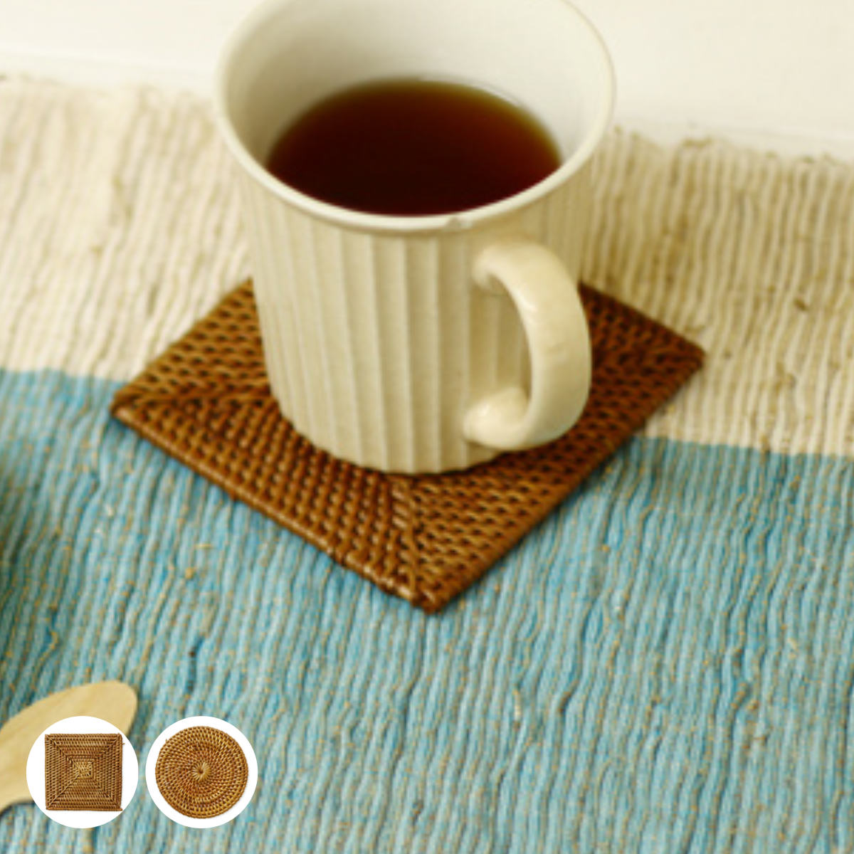 コースター 角 丸 ケタ （ お茶用品 茶托 茶たく ） : インテリア