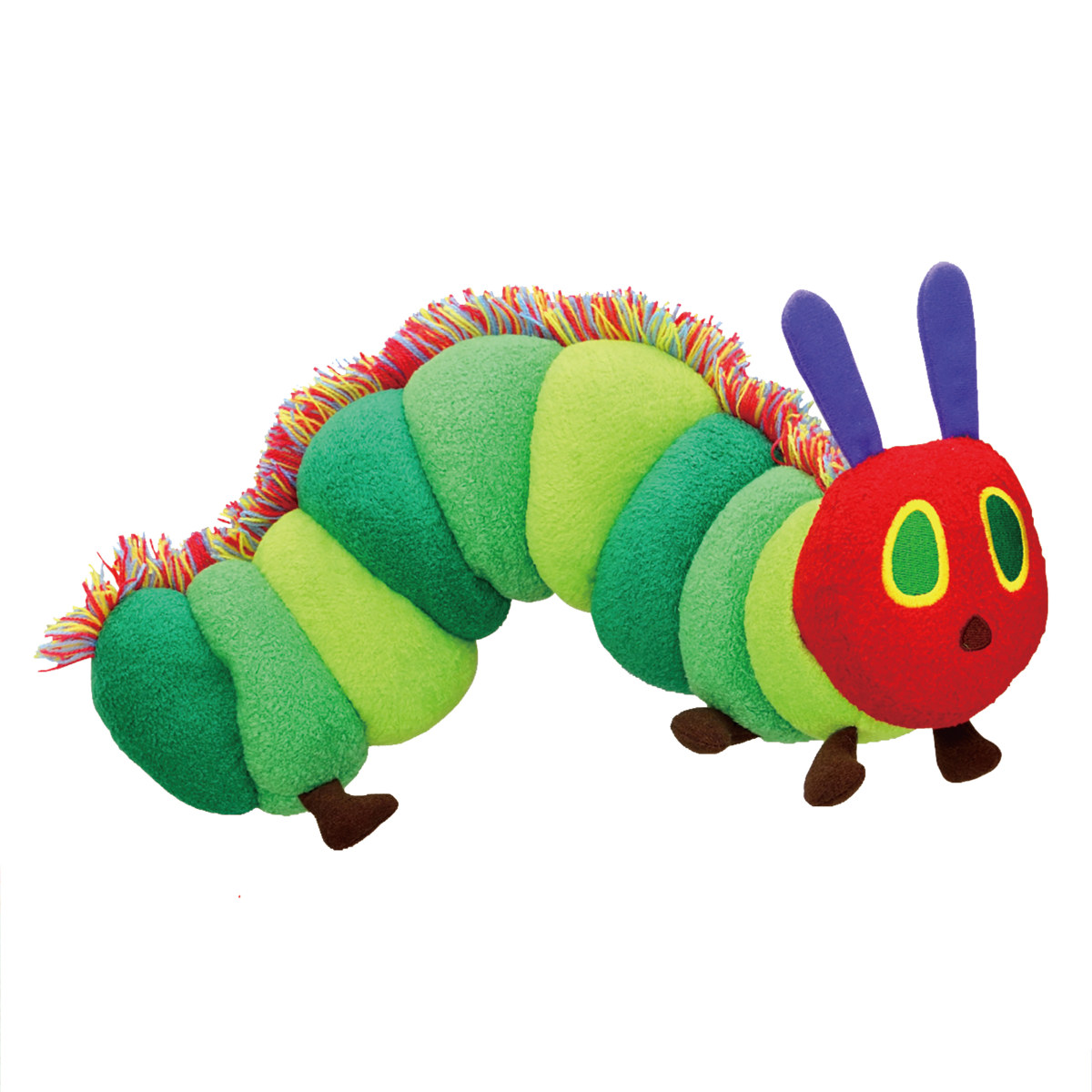 ぬいぐるみ はらぺこあおむし カラフル L ( ヌイグルミ あおむし 雑貨 インテリア ベビー 赤ちゃん 女の子 男の子 プレゼント かわいい キャラクター )