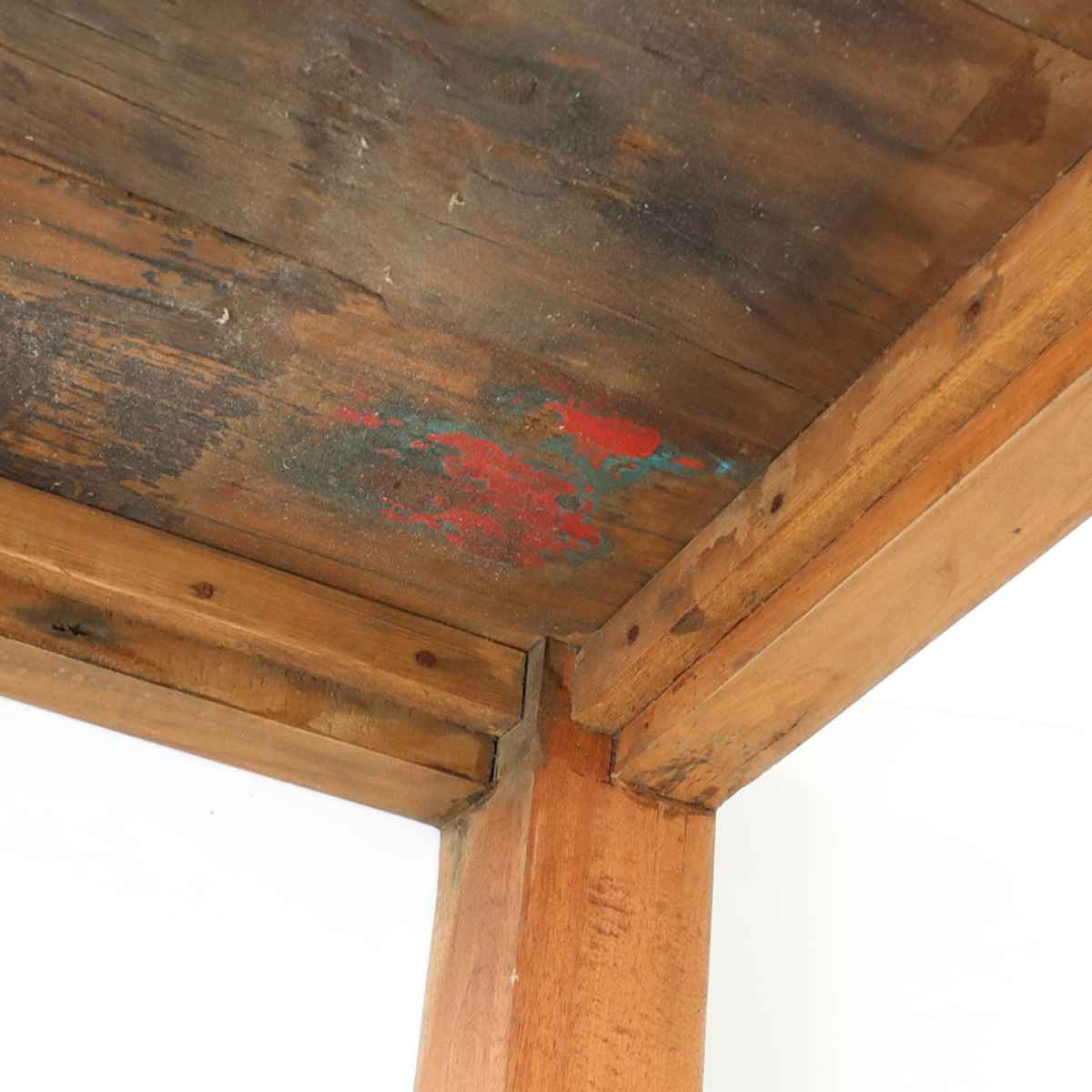 ローテーブル ボート古材 幅60cm 木製 正方形 （ テーブル センター